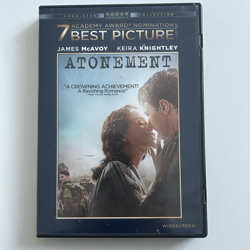 Atonement DVD
